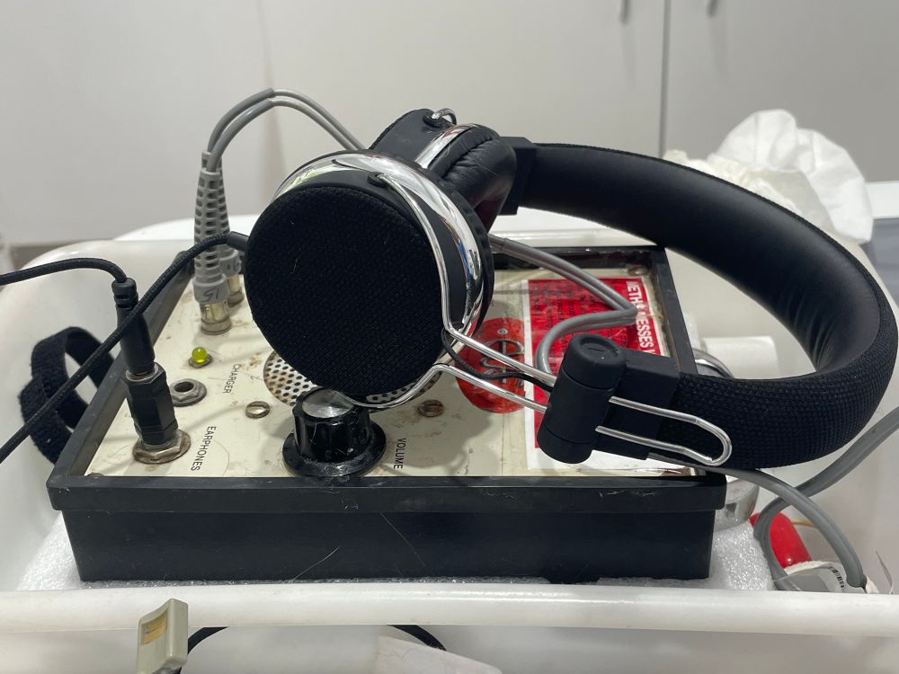 Very old equipment which is apparently still the gold standard 