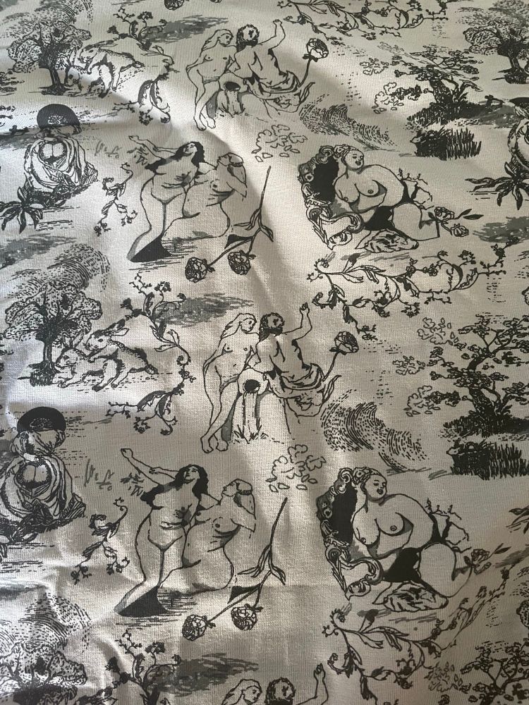 Naked ladies frolicking 