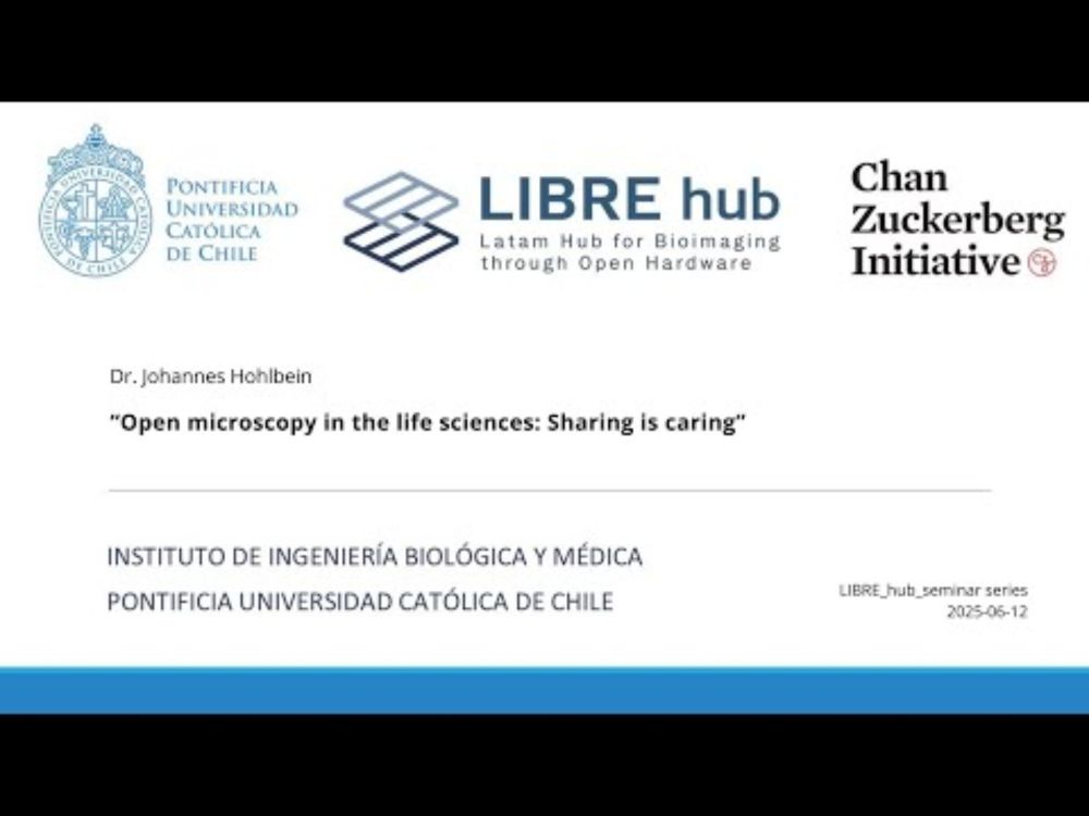Open microscopy in the life sciences: Sharing is caring