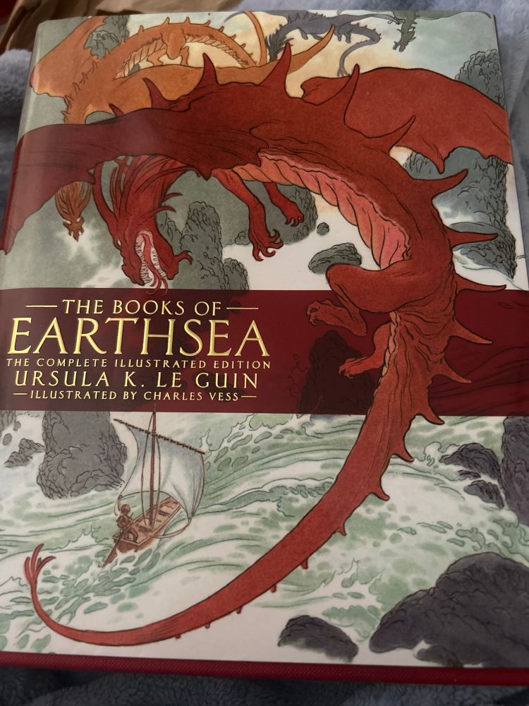 The cover of “The Books of Earthsea: The Complete Illustrated Edition” by Ursul K. Le Guin, illustrated by Charles Vess
