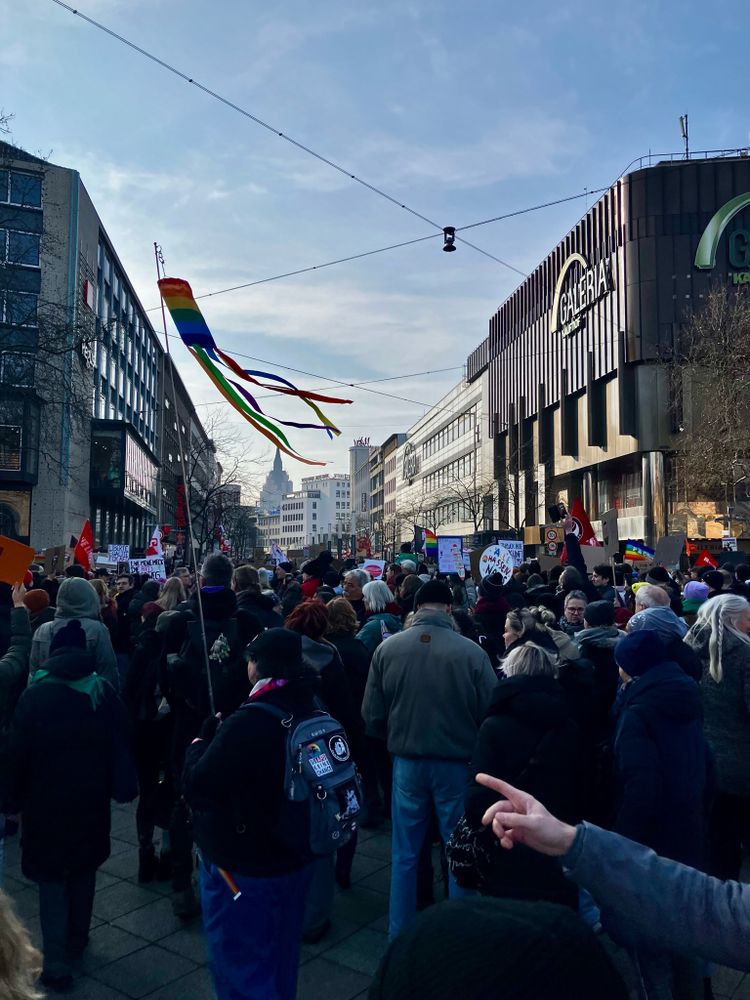 Demonstration in Hannover gegen die AfD, BSW, CDU und FFP - für unsere Demokratie