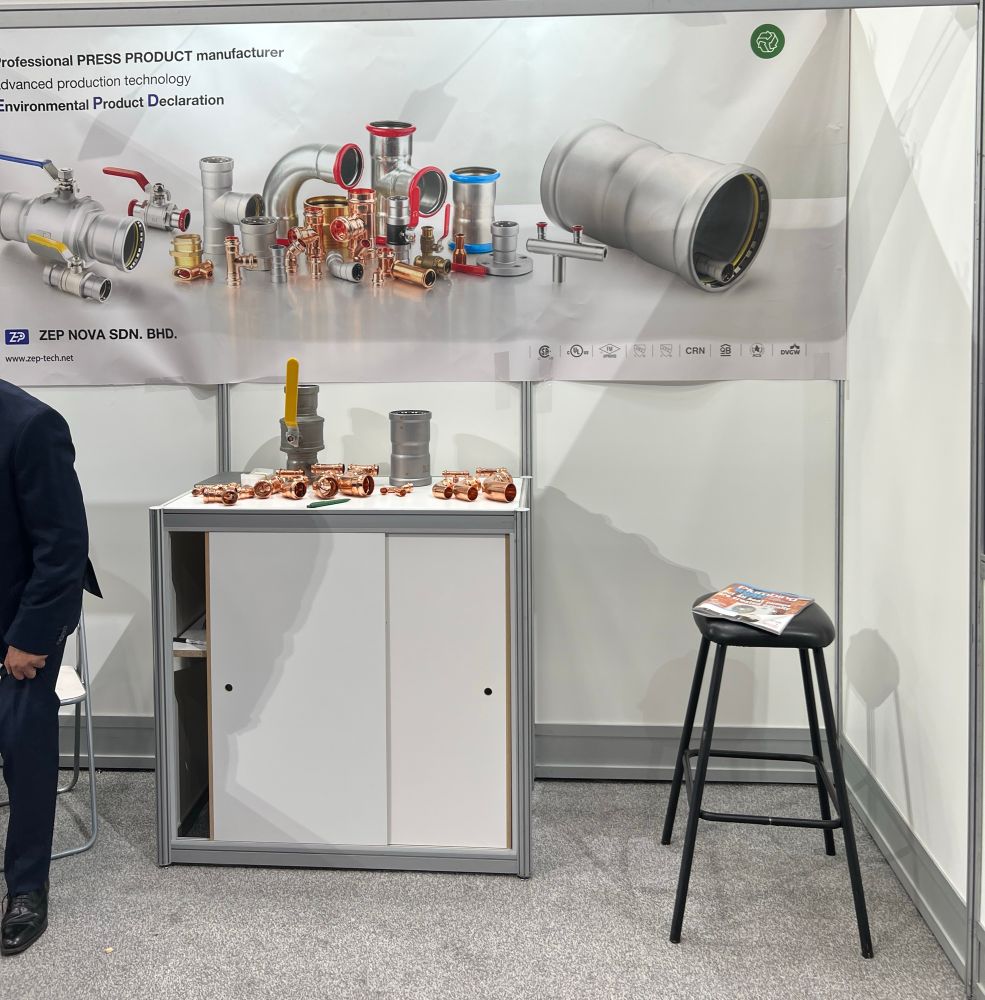 Product table with display 