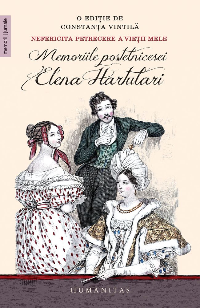 Elena Hartulari, “Nefericita petrecere a vieţii mele [My Life’s Unhappy Course]” - book cover of new critical edition