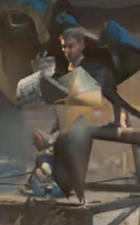 He's more polygon than man now. 