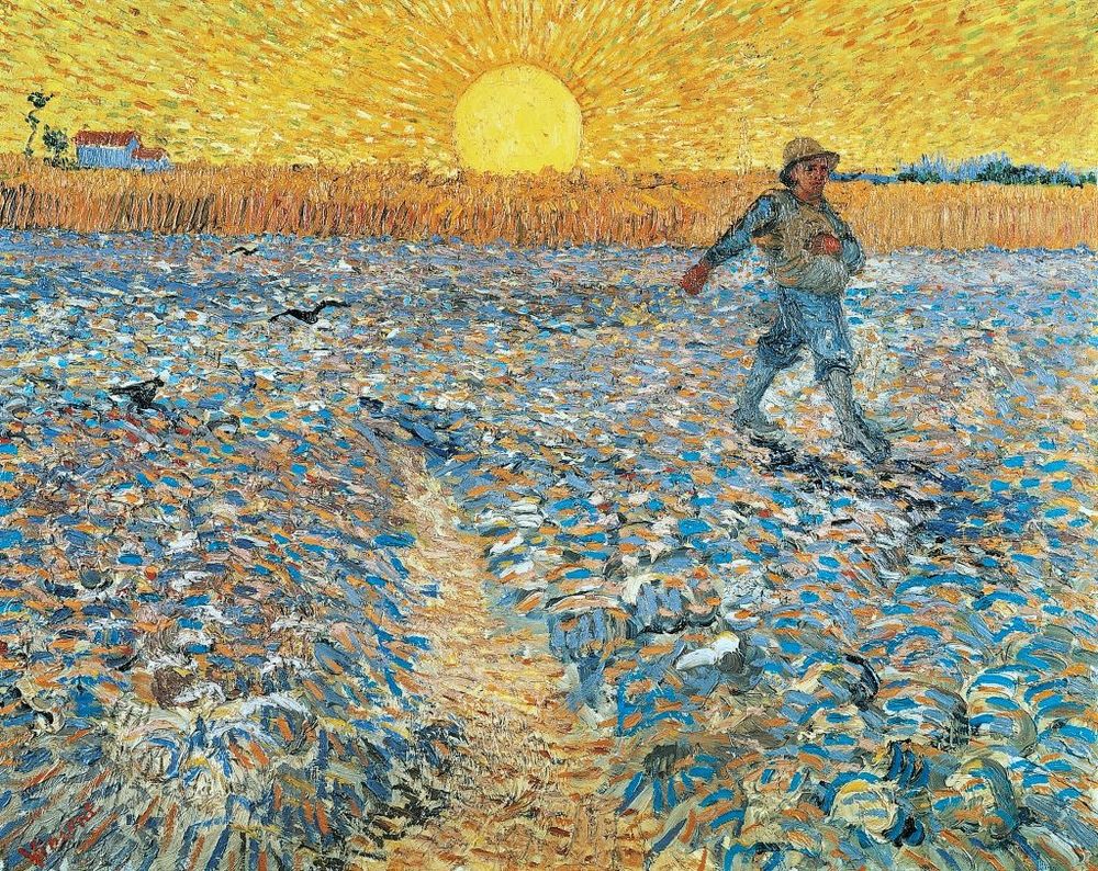 The sower, 1888, by Vincent van Gogh 