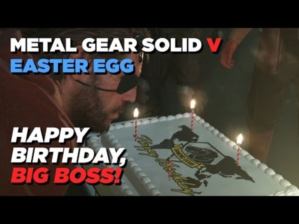 Birthday Easter Egg - Metal Gear Solid V: The Phantom Pain