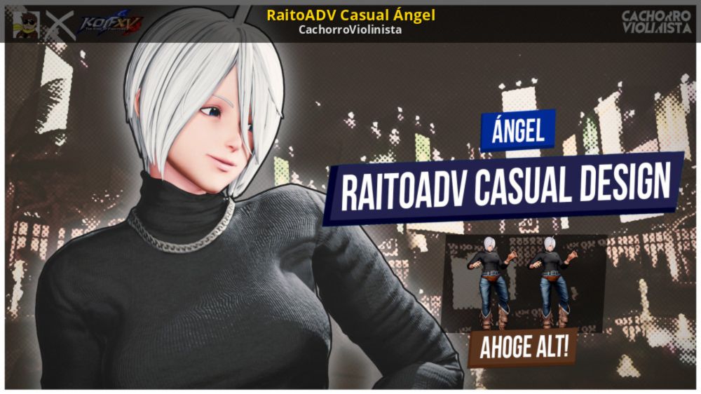 RaitoADV Casual Ángel [The King of Fighters XV] [Mods]