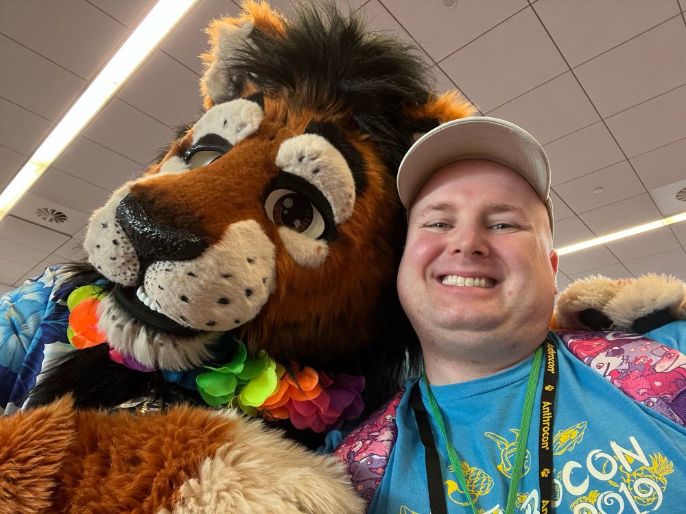Kijani Lion and yours truly