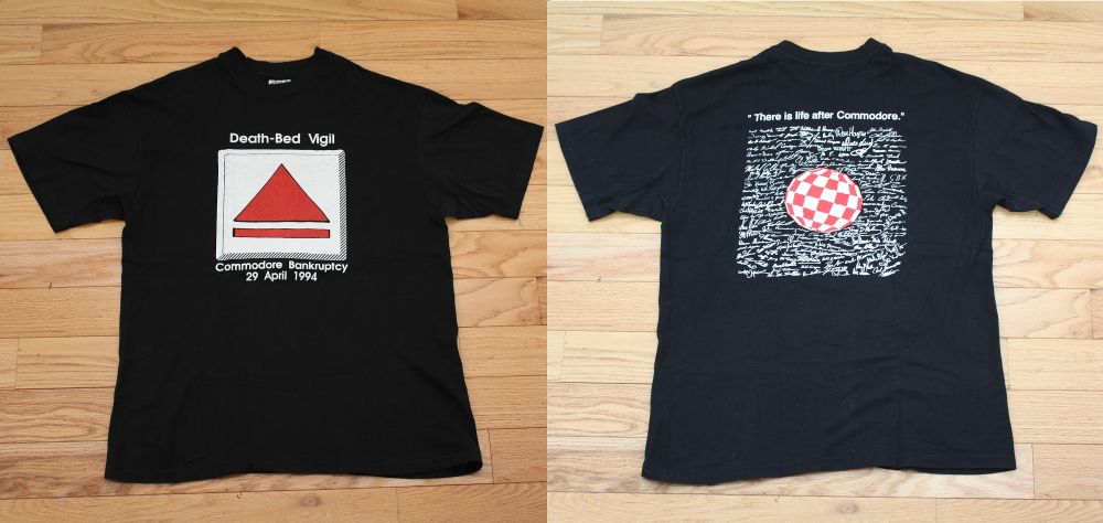 This is a picture of the Death Bed Vigil t-shirt.