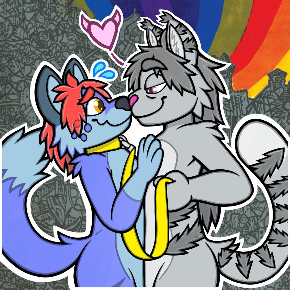 Background from Lightning Bolt's "Wonderful Rainbow" album cause he's so gay