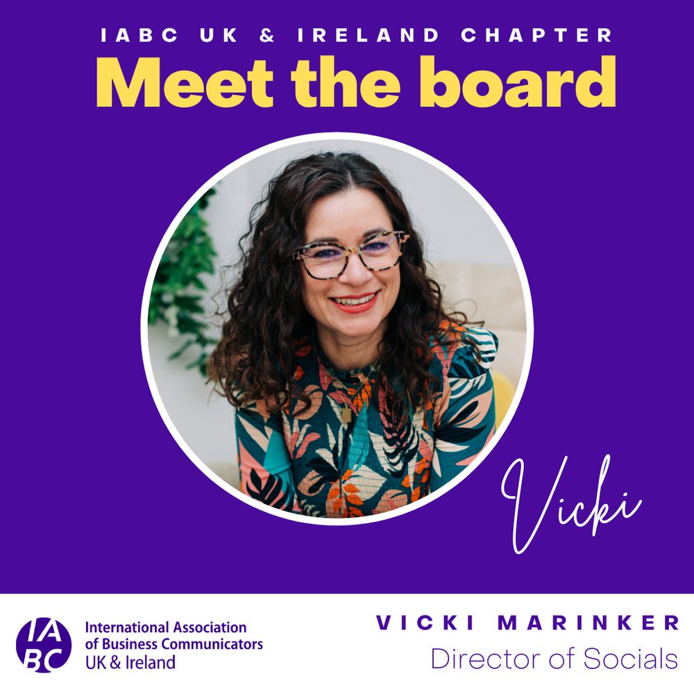 Vicki Marinker joins the IABC UK&I board as Director of Socials