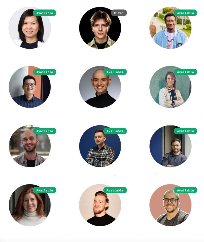 A screenshot of the latest cohort of graduates on UpLeveled Fusion