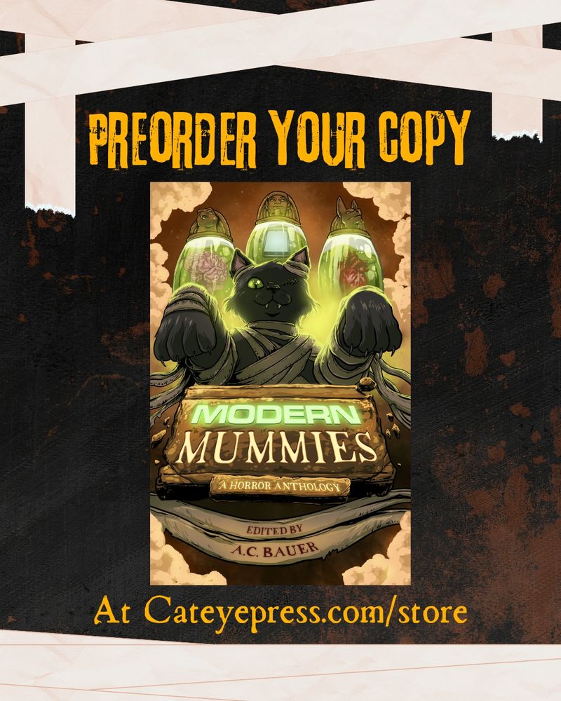 Preorder Modern Mummies at cateyepress.com/store