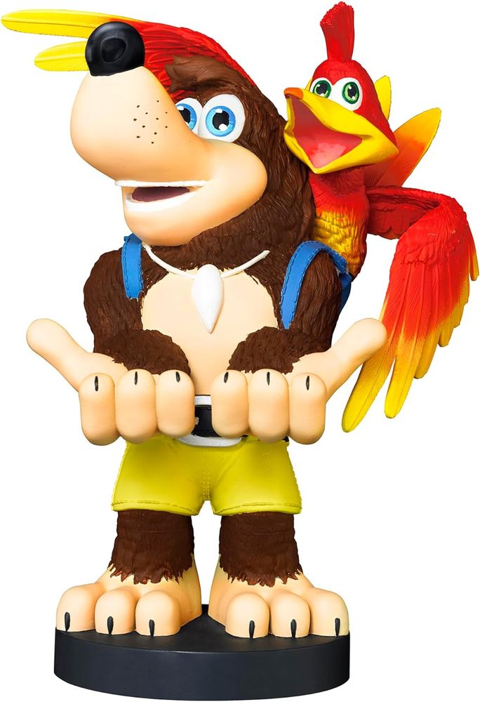 Joined by his inseparable companion stashed in his backpack, this 8.5" Banjo-Kazooie figure will kindly hold your controller, phone, or anything else you can fit into his hands. 𝗚𝘂𝗵-𝗛𝗨𝗛!
