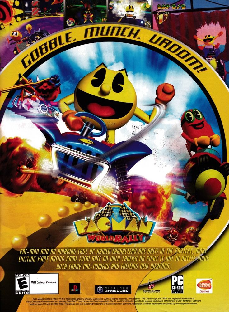 Pac-Man World Rally Magazine Ad (2006)