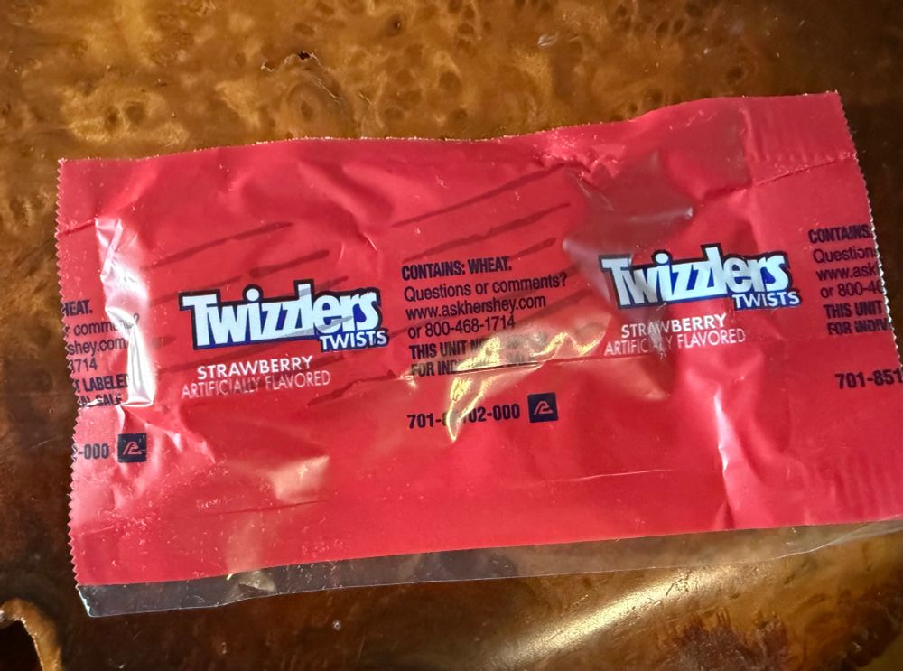 Package of mini Twizzlers