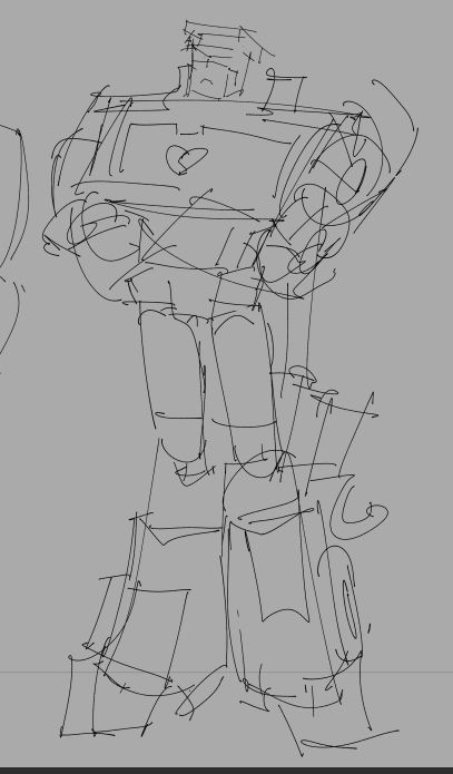 rough sketch of hook