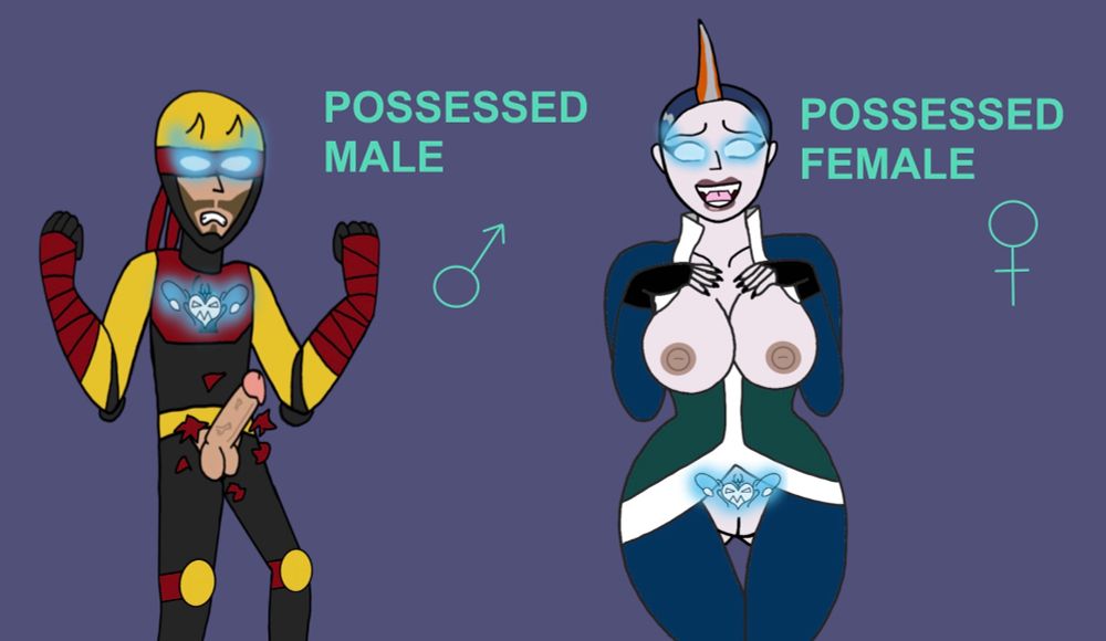 Blind Peacock and Rare possessed by Yowl, and horny with lust.