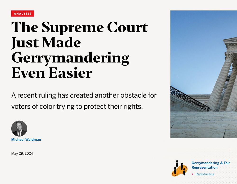 article about one of the supreme court's decisions supporting gerrymandering
