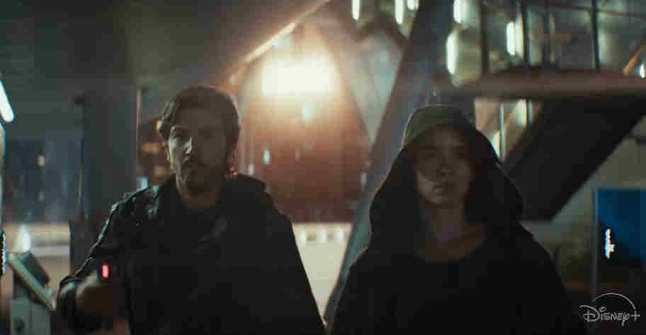 Cassian Andor and Bix