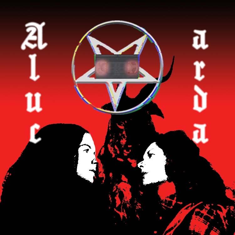 The video cult poster for the alucarda episode. Alucarda, Justine and Satan.