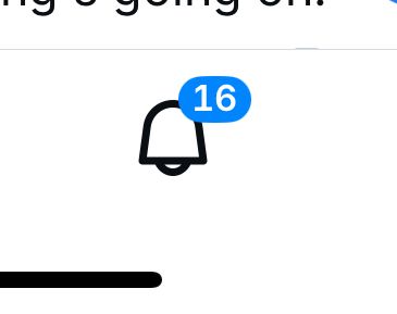 16 notifications 