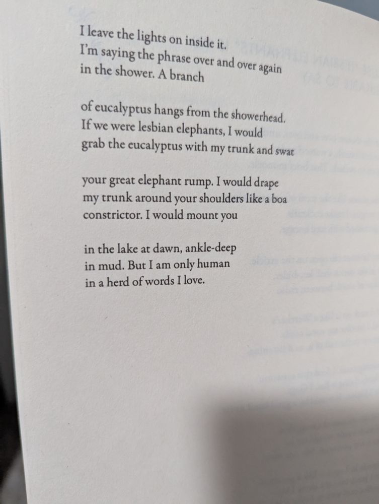 Page two of a poem