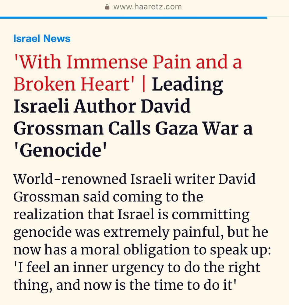 'With Immense Pain and a Broken Heart' | Leading Israeli Author David Grossman Calls Gaza War a 'Genocide'

World-renowned Israeli writer David Grossman said coming to the realization that Israel is committing genocide was extremely painful, but he now has a moral obligation to speak up: 'I feel an inner urgency to do the right thing, and now is the time to do it'