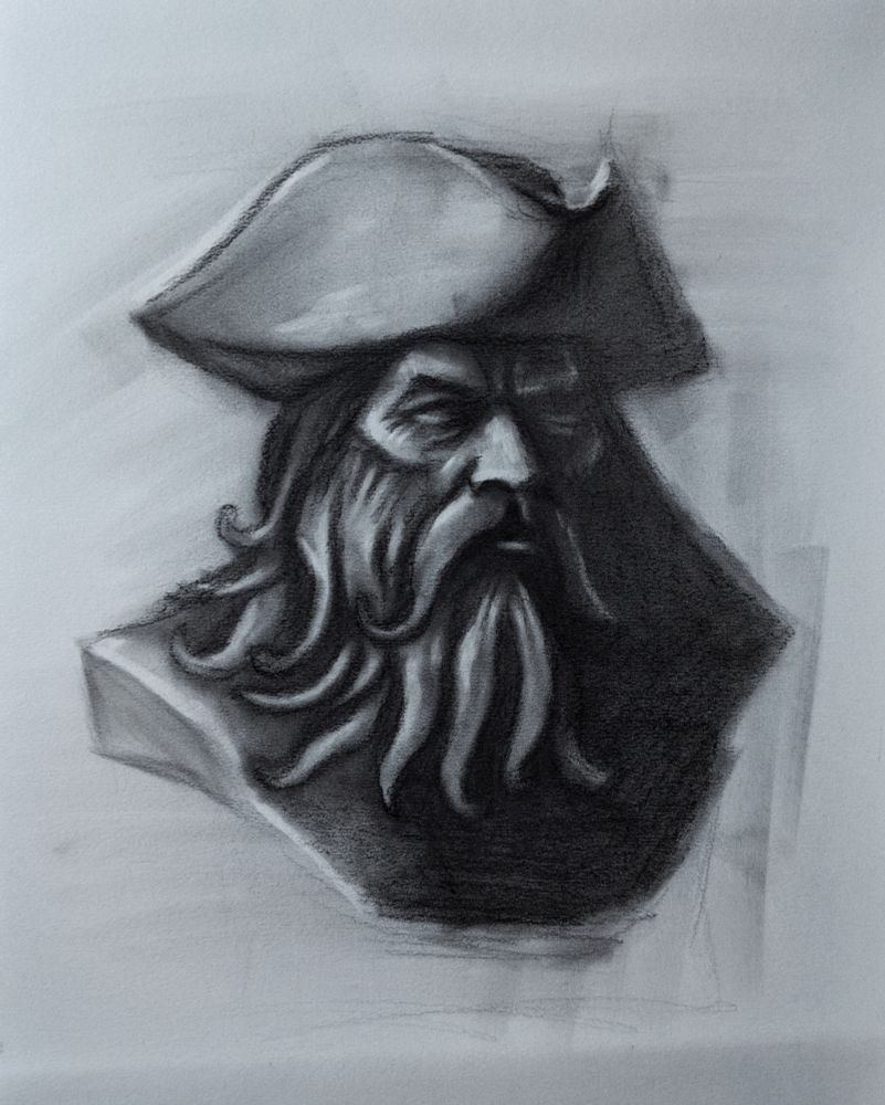 A portrait of Davy Jones 