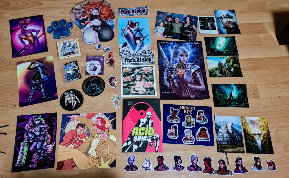 Art prints and stickers