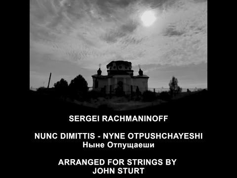 Rachmaninoff - Nunc Dimittis from All Night Vigil - Arranged for Strings (Score Video)