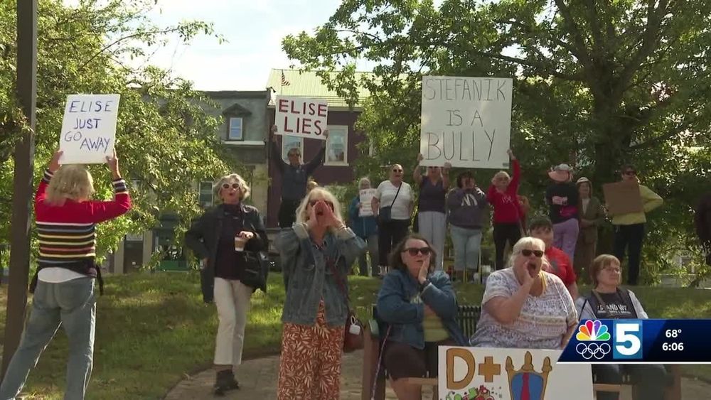 Congresswoman Elise Stefanik met with boos, jeers during visit to Plattsburgh