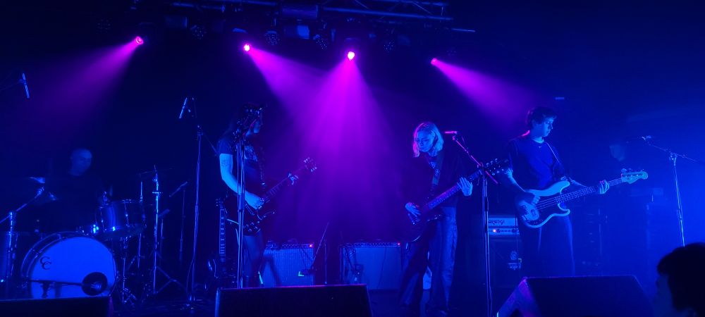 A photo of Momma performing at The Garage in London last night.