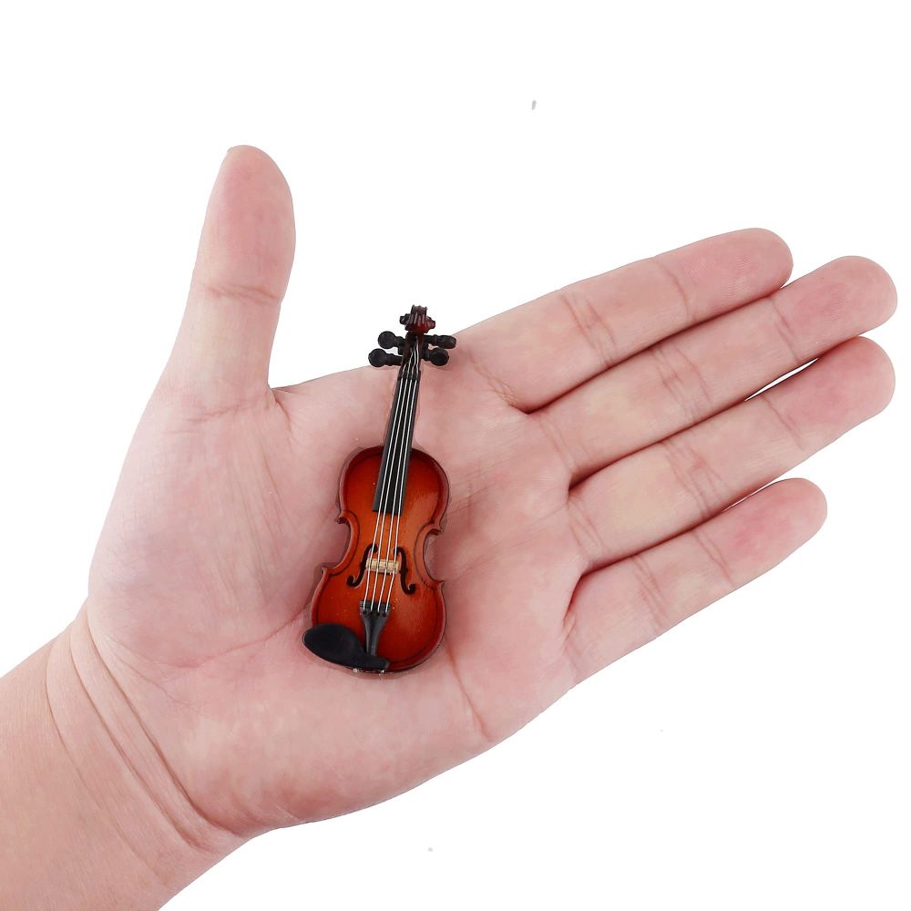 A very small violin.