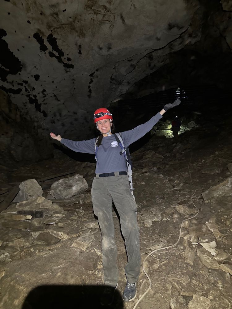 Kacey Russo showing how we all felt after walking through that spectacular display.