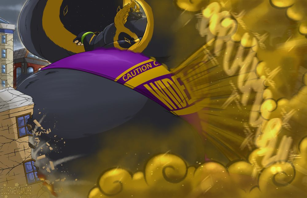 Minerva letting loose a huge fart that they probably didn't even notice.