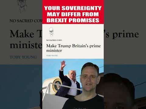 Brexit Sovereignty Not What it Was #shorts