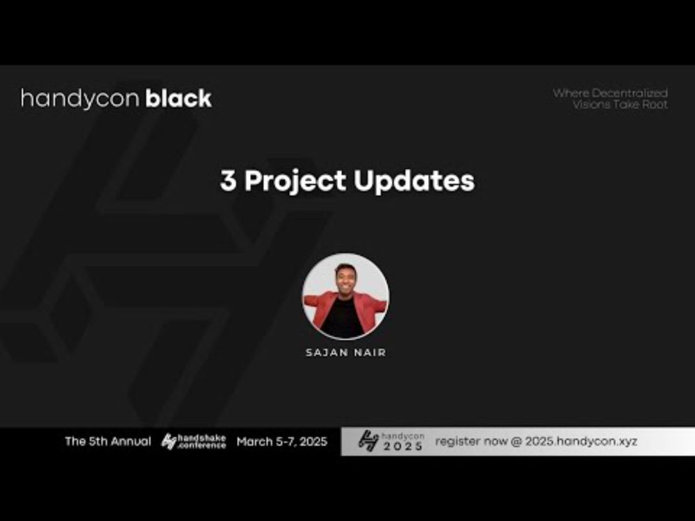 HandyCon 2025 | Day 2 - 3 Project updates