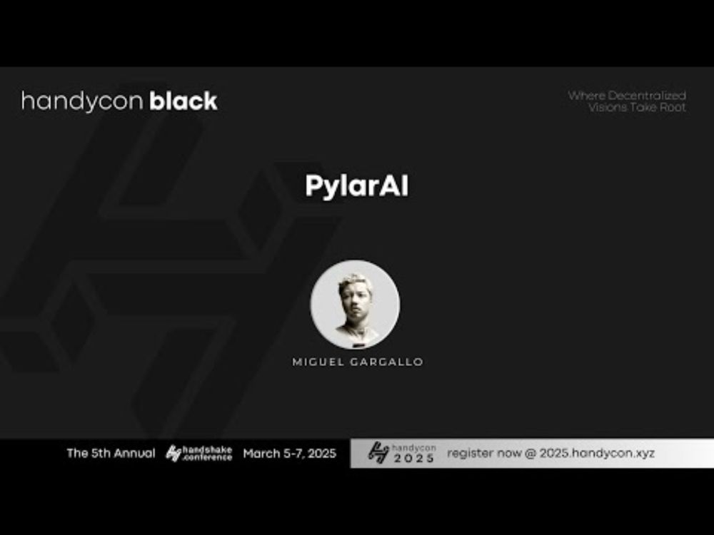 HandyCon 2025 | Day 3 - PylarAI