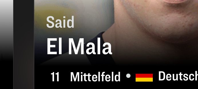 U19 Spieler Said EL MALA