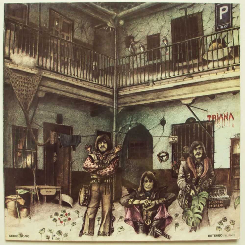 Portada del Álbum sin título, de Triana que se conoce, popularmente como "El Patio" (1975)