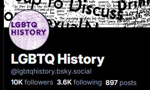 LGBTQ History
‪@lgbtqhistory.bsky.social‬
10K followers
3.6K following
897 posts