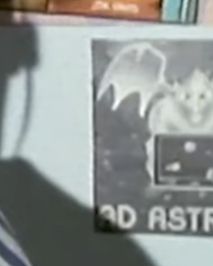 A black and white poster advertising Ad Astra from Gargoyle.