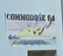 A poster advertising Commodore 64.