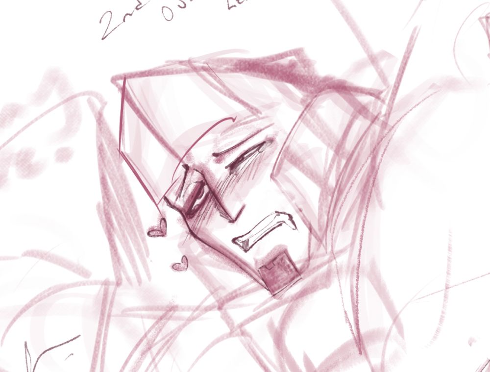 A WIP of Megatron overloading on a special someones spike. It's Starscream guys, you know its Starscream