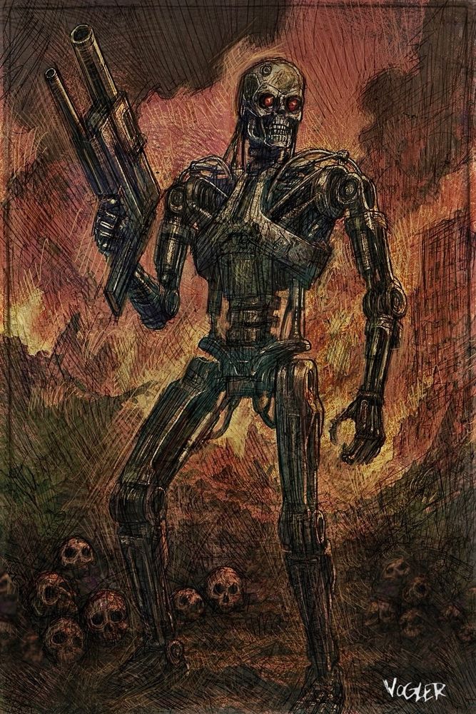 Art fanart terminator drawing fantasy 