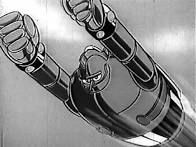 Gigantor from early black &white cartoon. 