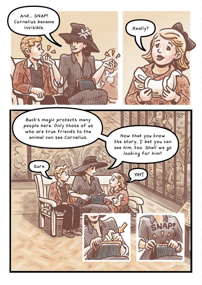 Comics panel page - WOLF HOUSE FABLES