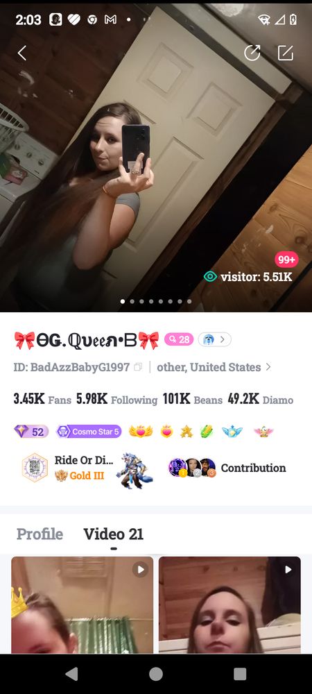 Come watch me on bigo live, I also own my own family on there and we need some good people so come on over!!!!!!