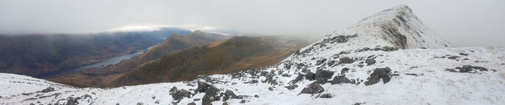 View from Am Bodach down towards Kinlochleven
